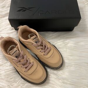 Reebok X Cardi B Club C Toddlers Brown Tennis Shoe Size 10
